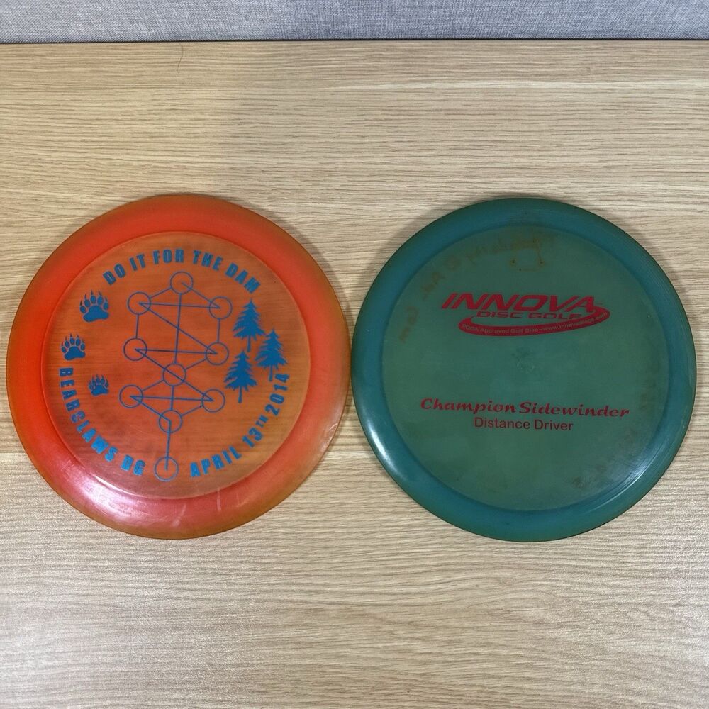 Innova Champion Sidewinder Distance Driver Disc Golf 2-Disc Lot Tournament Dye